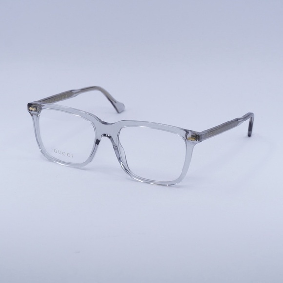GUCCI EYEGLASSES GG0737O 016 Grey / Transparent 56mm - Picture 5 of 5
